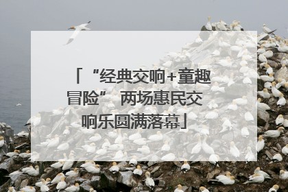 “经典交响+童趣冒险” 两场惠民交响乐圆满落幕