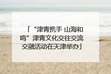 “津青携手 山海和鸣”津青文化交往交流交融活动在天津举办