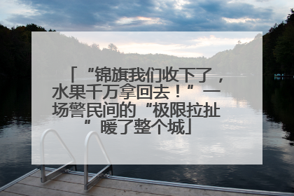 “锦旗我们收下了，水果千万拿回去！”一场警民间的“极限拉扯”暖了整个城