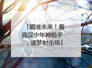 瞄准未来！看海淀少年神枪手，逐梦射击场