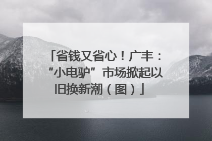 省钱又省心！广丰：“小电驴”市场掀起以旧换新潮（图）