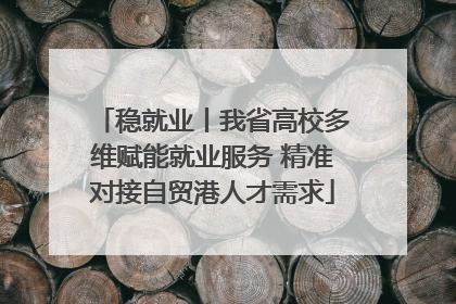 稳就业丨我省高校多维赋能就业服务 精准对接自贸港人才需求