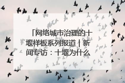 网络城市治理的十堰样板系列报道｜新闻专访：十堰为什么成为“黑马型”城市治理网络维度典型