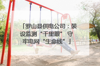 罗山县供电公司：装设监测“千里眼” 守牢电网“生命线”