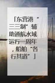 东营港“三三制”辅助通航水域运行一周年，船舶“各行其道”
