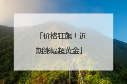 价格狂飙！近期涨幅超黄金