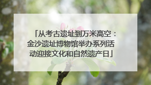从考古遗址到万米高空：金沙遗址博物馆举办系列活动迎接文化和自然遗产日