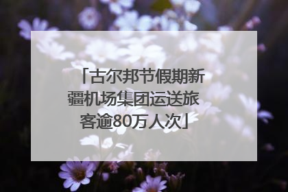 古尔邦节假期新疆机场集团运送旅客逾80万人次