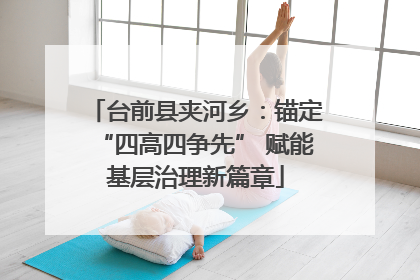 台前县夹河乡：锚定“四高四争先” 赋能基层治理新篇章