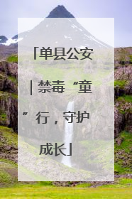 单县公安｜禁毒“童”行，守护成长