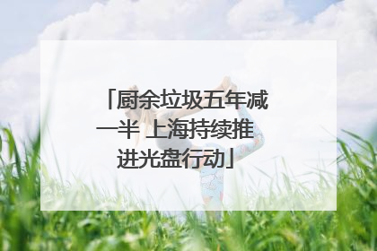 厨余垃圾五年减一半 上海持续推进光盘行动