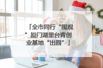 全市同行“围观”厦门湖里台青创业基地“出圈”