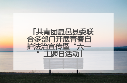 共青团夏邑县委联合多部门开展青春自护法治宣传暨“六一”主题日活动