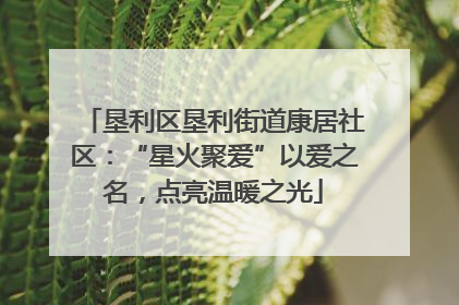 垦利区垦利街道康居社区：“星火聚爱”以爱之名，点亮温暖之光