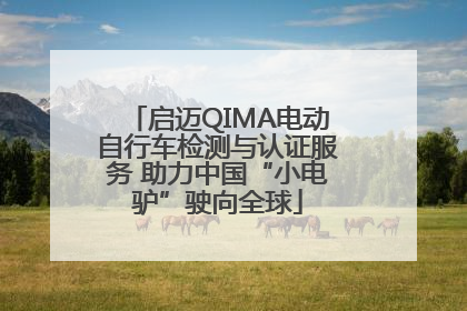 启迈QIMA电动自行车检测与认证服务 助力中国“小电驴”驶向全球