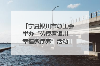 宁夏银川市总工会举办“劳模看银川 幸福微疗养”活动