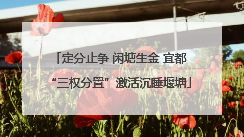 定分止争 闲塘生金 宜都“三权分置”激活沉睡堰塘