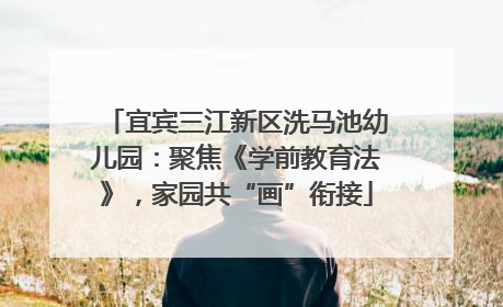 宜宾三江新区洗马池幼儿园：聚焦《学前教育法》，家园共“画”衔接