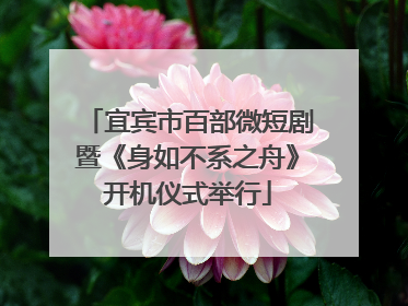 宜宾市百部微短剧暨《身如不系之舟》开机仪式举行