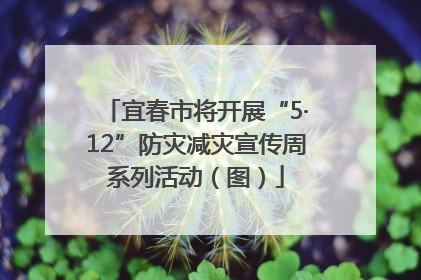 宜春市将开展“5·12”防灾减灾宣传周系列活动（图）