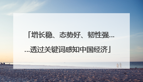 增长稳、态势好、韧性强……透过关键词感知中国经济