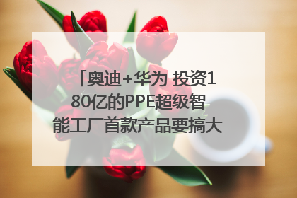 奥迪+华为 投资180亿的PPE超级智能工厂首款产品要搞大事情？｜粤港澳车展