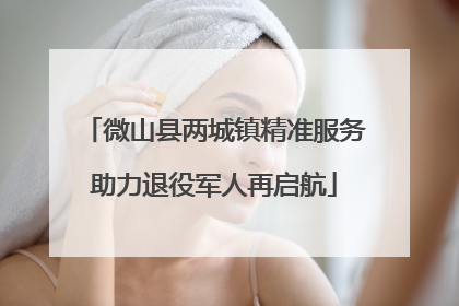 微山县两城镇精准服务助力退役军人再启航