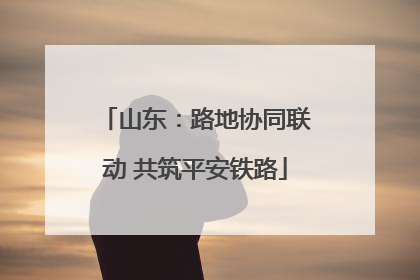 山东：路地协同联动 共筑平安铁路