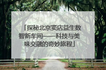探秘北京窦店益生数智新车间——科技与美味交融的奇妙旅程