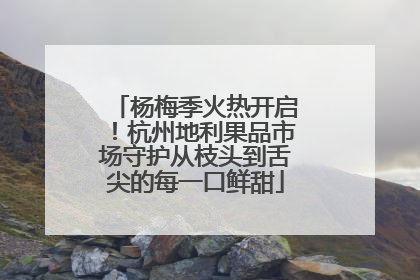 杨梅季火热开启！杭州地利果品市场守护从枝头到舌尖的每一口鲜甜