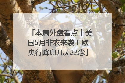 本周外盘看点丨美国5月非农来袭！欧央行降息几无悬念