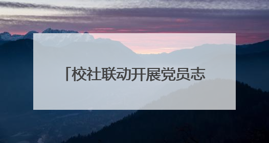 校社联动开展党员志愿服务活动，让文明实践“升温着色”