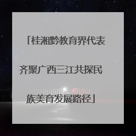 桂湘黔教育界代表齐聚广西三江共探民族美育发展路径