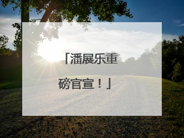 潘展乐重磅官宣！