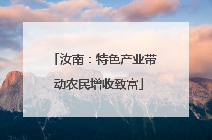 汝南：特色产业带动农民增收致富