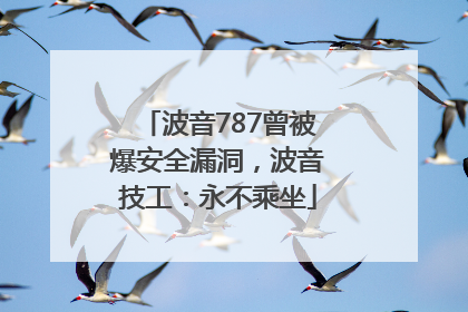 波音787曾被爆安全漏洞,波音技工:永不乘坐