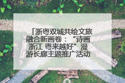浙粤双城共绘文旅融合新画卷：“诗画浙江 粤来越好”漫游长廊主题推广活动在广州花城汇启幕