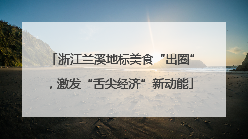 浙江兰溪地标美食“出圈”，激发“舌尖经济”新动能