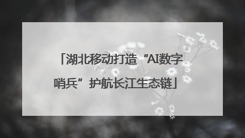 湖北移动打造“AI数字哨兵”护航长江生态链