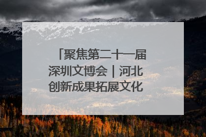 聚焦第二十一届深圳文博会｜河北创新成果拓展文化产业“朋友圈”