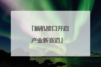 脑机接口开启产业新赛道
