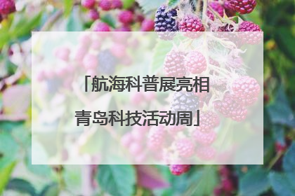 航海科普展亮相青岛科技活动周
