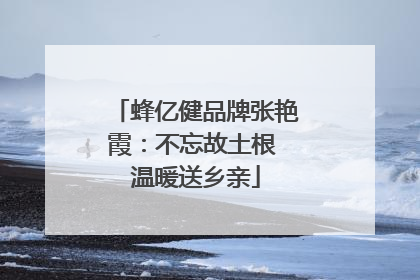 蜂亿健品牌张艳霞：不忘故土根 温暖送乡亲