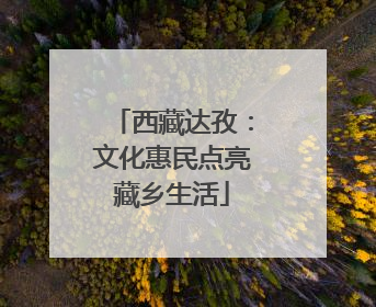 西藏达孜：文化惠民点亮藏乡生活