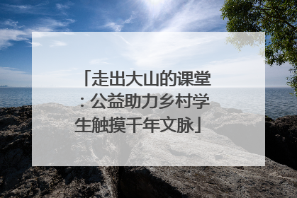 走出大山的课堂：公益助力乡村学生触摸千年文脉