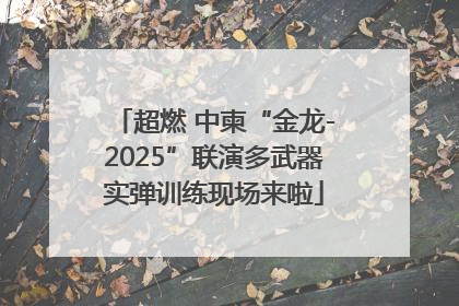 超燃 中柬“金龙-2025”联演多武器实弹训练现场来啦