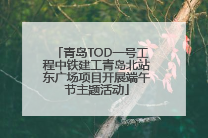 青岛TOD一号工程中铁建工青岛北站东广场项目开展端午节主题活动