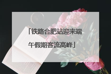 铁路合肥站迎来端午假期客流高峰