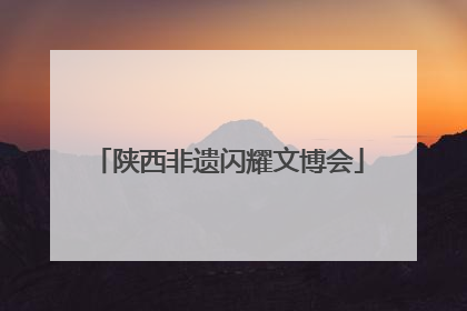 陕西非遗闪耀文博会
