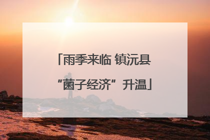 雨季来临 镇沅县“菌子经济”升温